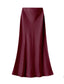 Iris Slip Skirt | Wine