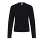 Lucy Lace Trim Cardigan | Black