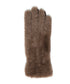 Faux Fur Gloves | Brown
