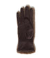Faux Fur Gloves | Brown