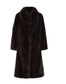 Agnes Faux Fur Coat | Chocolate