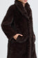 Agnes Faux Fur Coat | Chocolate
