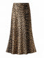 Iris Slip Skirt | Leopard