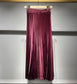 Rita Pleated Skirt | Burgandy