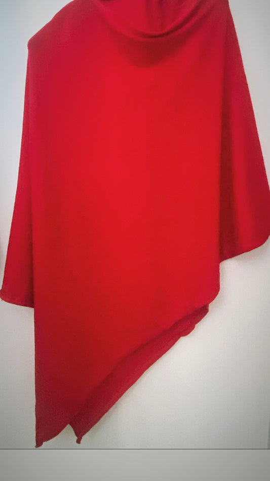 The Perfect Poncho | Red