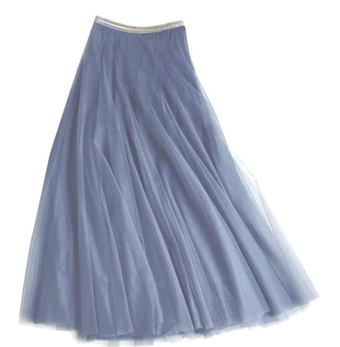 Bradshaw Tulle Skirt | Denim Blue