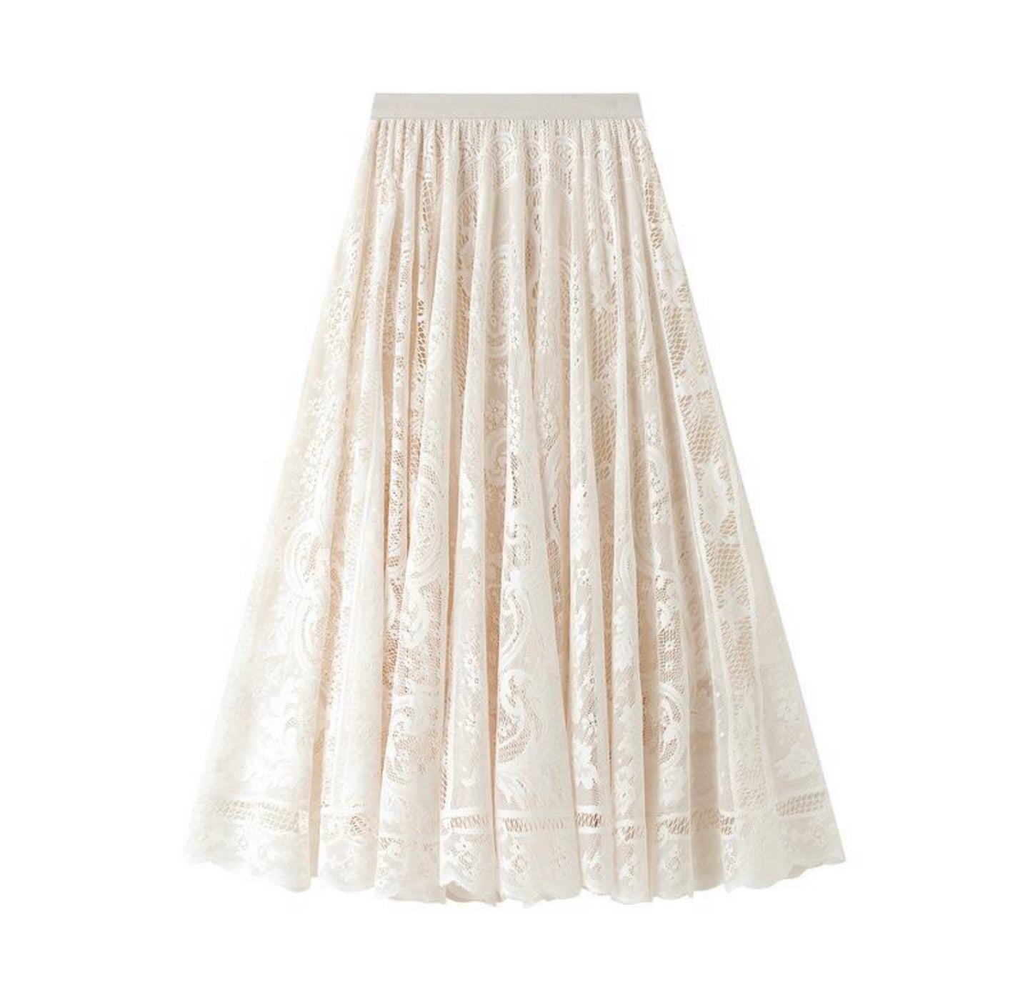 Bradshaw Lace Skirt | Cream